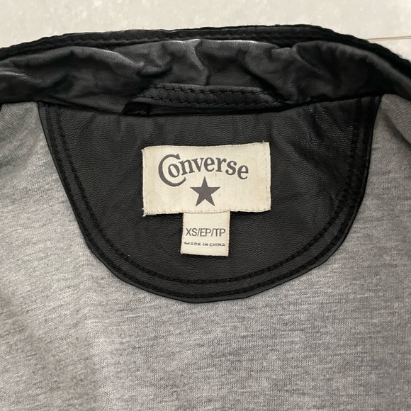 Converse Leather Moto Jacket - Picture 2 of 4